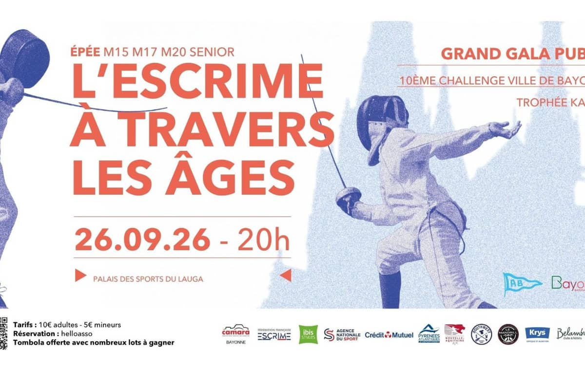Illustration de l'événement : Grand gala d'escrime : l'escrime à travers les âges