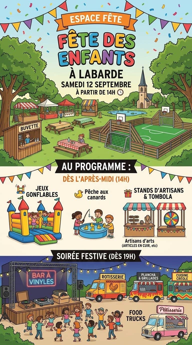 Illustration de l'événement : La Journée des Enfants à Labarde