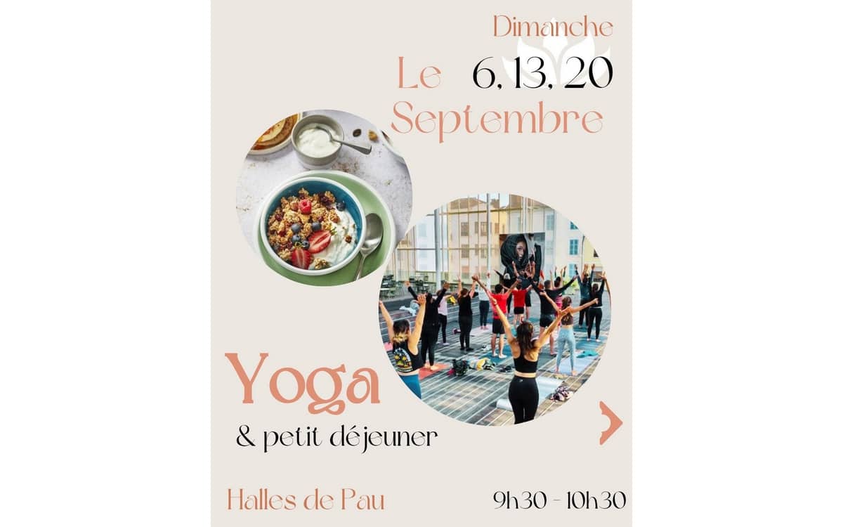 Illustration de l'événement : Halles de Pau - Yoga: les matinales bien-être