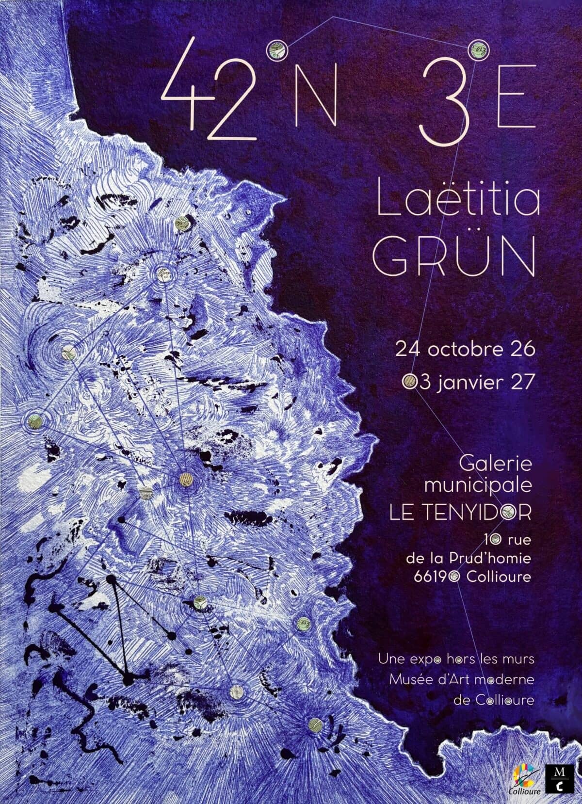 Illustration de l'événement : VERNISSAGE DE L'EXPOSITION DE L'ARTISTE LAETITIA GRÜN