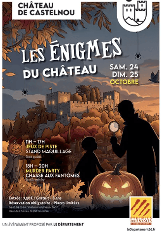 Illustration de l'événement : CHÂTEAU DE CASTELNOU - LES ENIGMES DU CHÂTEAU