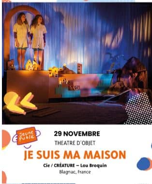 Illustration de l'événement : THÉÂTRE DES ASPRES -SAISON CULTURELLE 26/27 :JE SUIS MA MAISON