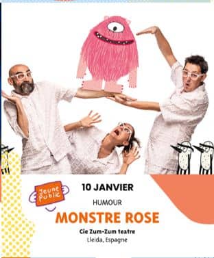 Illustration de l'événement : THÉÂTRE DES ASPRES -SAISON CULTURELLE 26/27 : MONSTRE ROSE
