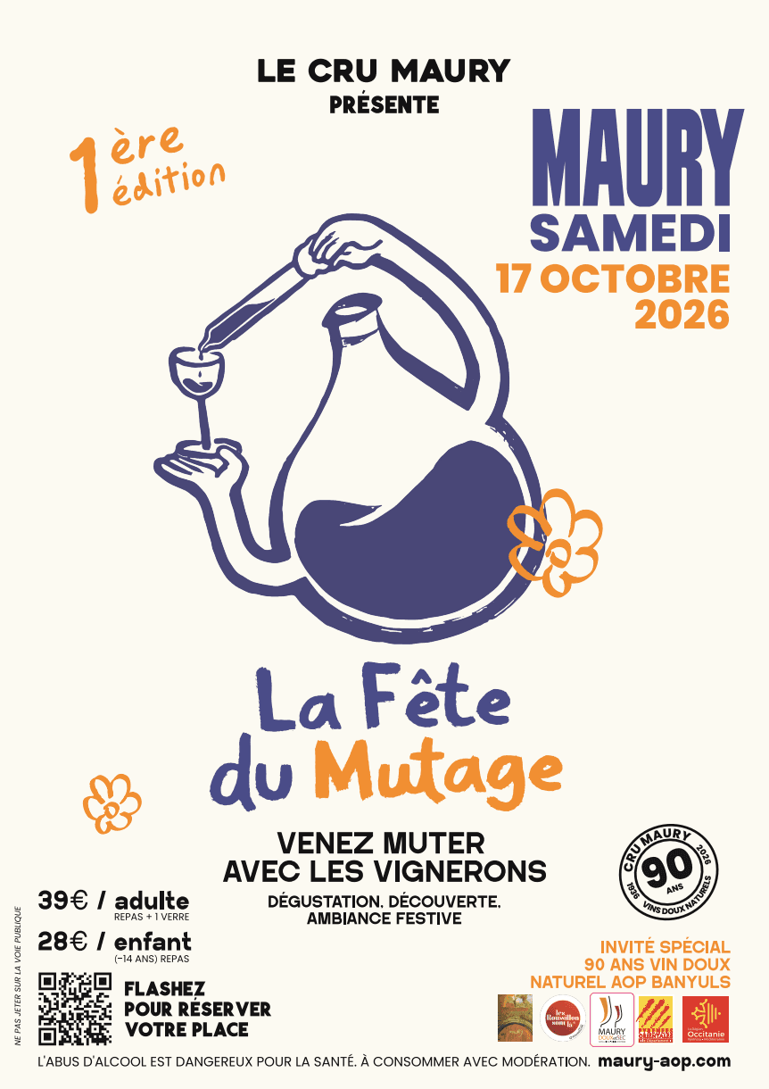 Illustration de l'événement : VIGNOBLE EN SCENE - LA FÊTE DU MUTAGE DU CRU MAURY