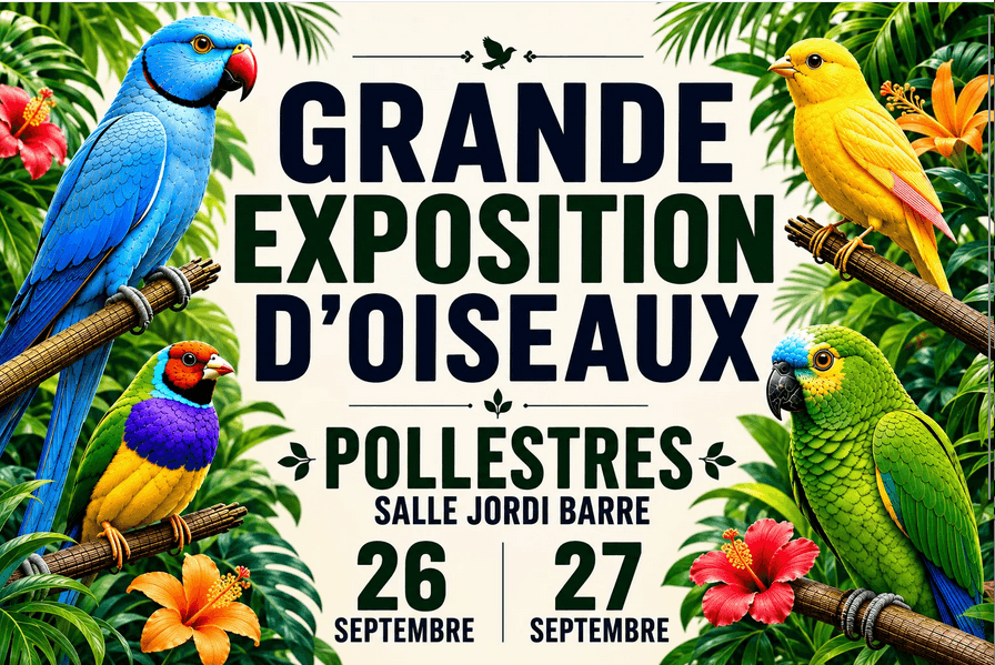 Illustration de l'événement : GRANDE EXPOSITION D'OISEAUX