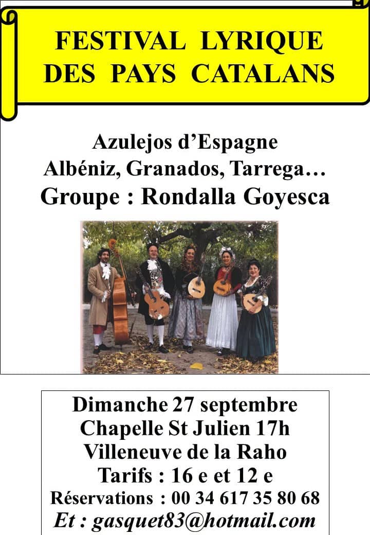 Illustration de l'événement : FESTIVAL LYRIQUE DES PAYS CATALANS