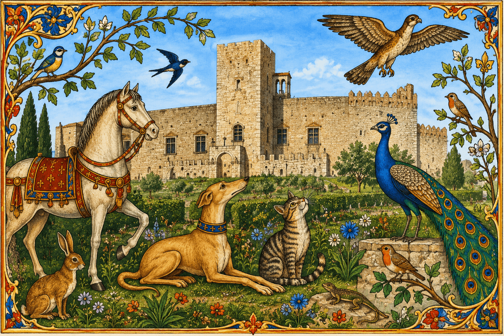 Illustration de l'événement : "DRAGONS, PÂTISSONS ET CIE..." AU PALAIS DES ROIS DE MAJORQUE