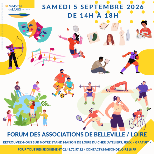 Illustration de l'événement : Stand “Forum des Associations de Belleville sur Loire“