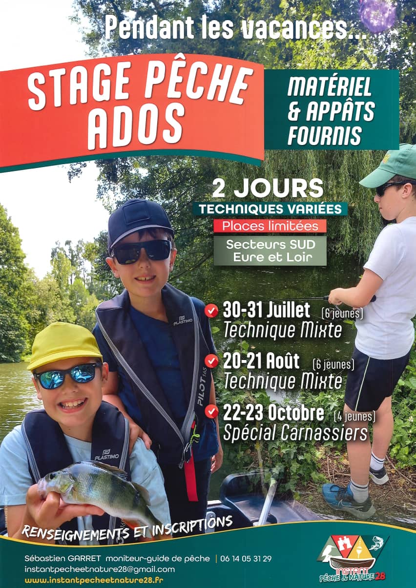 Illustration de l'événement : Stage de pêche ados - carnassiers aux leurres