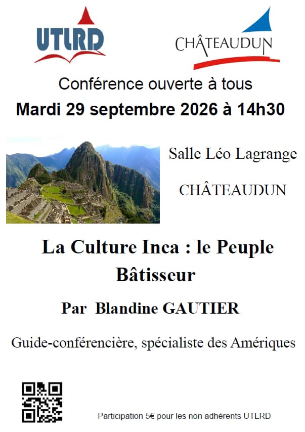 Illustration de l'événement : Conférence - La Culture Inca : le Peuple Bâtisseur