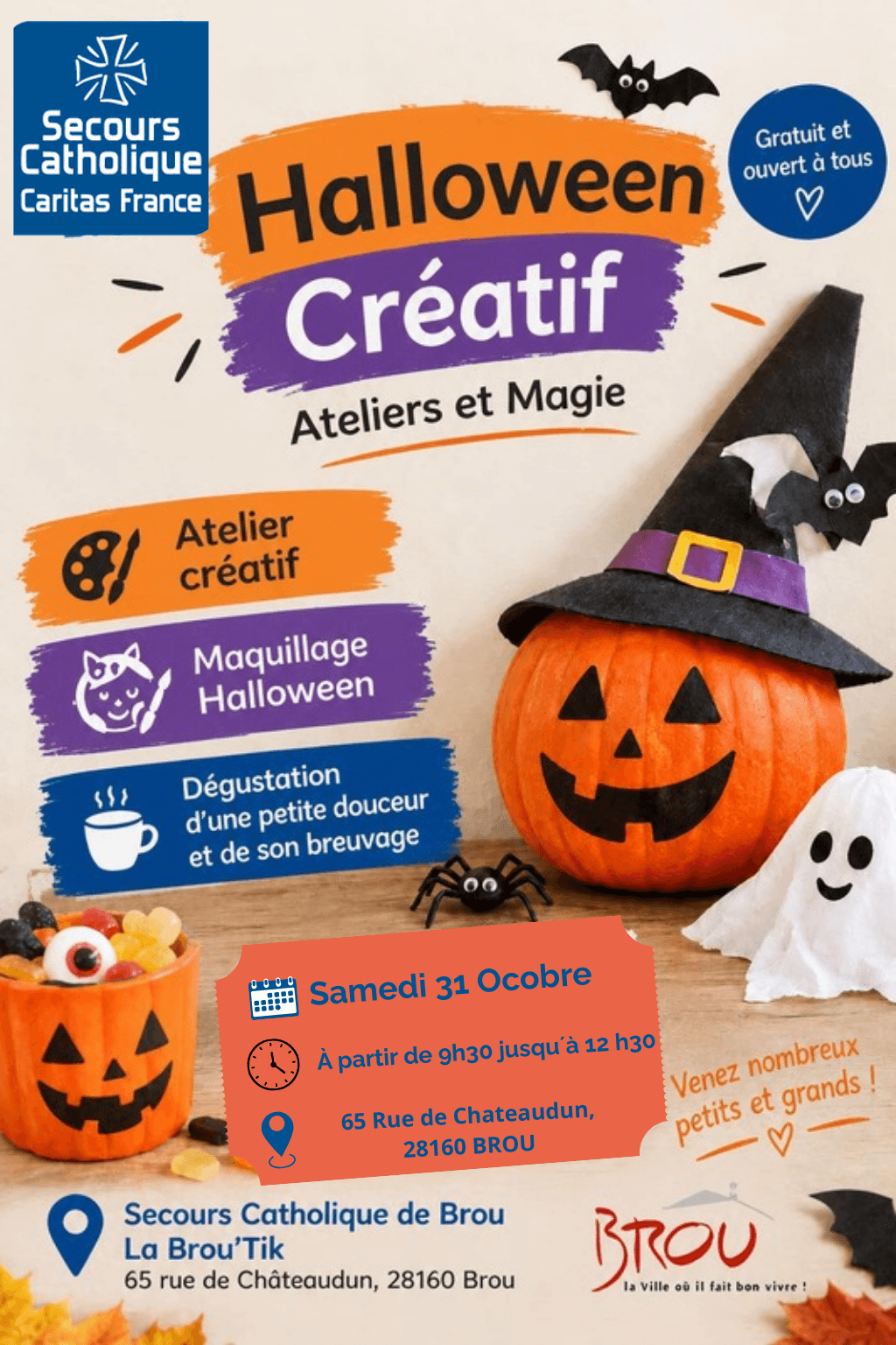 Illustration de l'événement : Halloween créatif