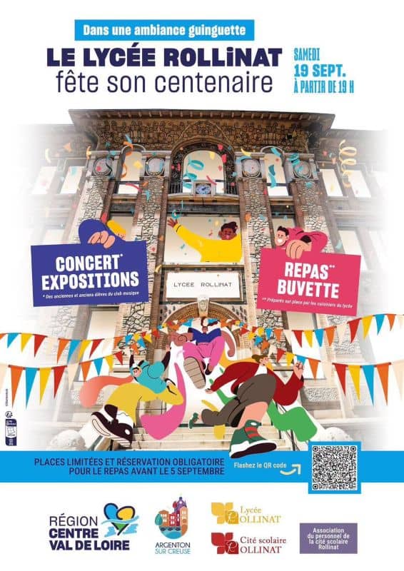 Illustration de l'événement : Le Lycée Rollinat fête ses 100 ans