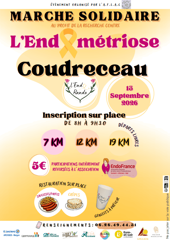 Illustration de l'événement : Marche solidaire au profit de l'Endométriose - 2026