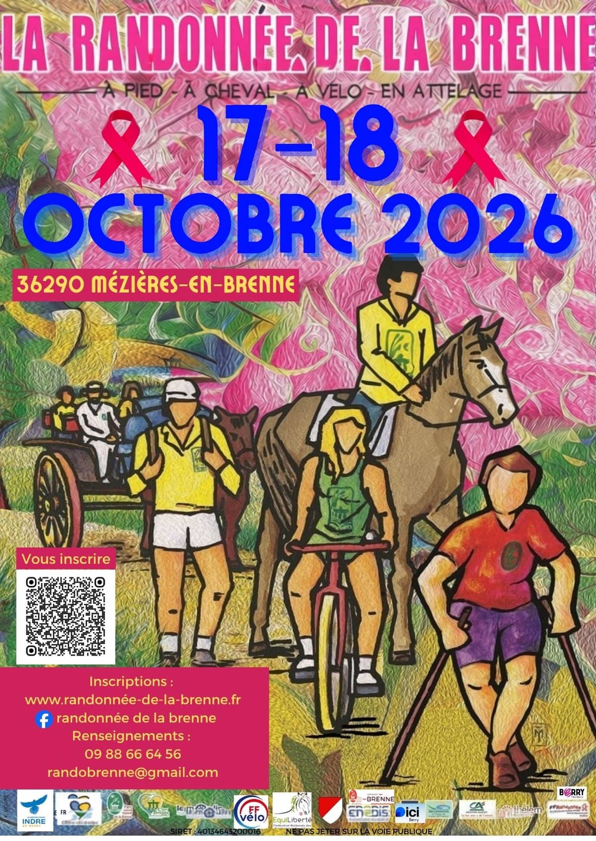 Illustration de l'événement : Randonnée de la Brenne et octobre rose
