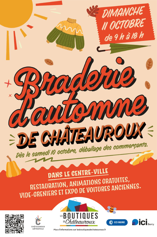 Illustration de l'événement : Braderie d'automne de Châteauroux