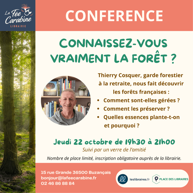 Illustration de l'événement : Conférence : Connaissez-vous vraiment la forêt ?