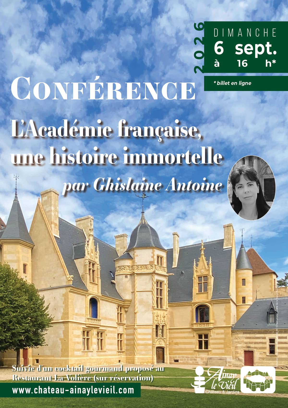 Illustration de l'événement : Conférence : L’Académie française, une histoire immortelle
