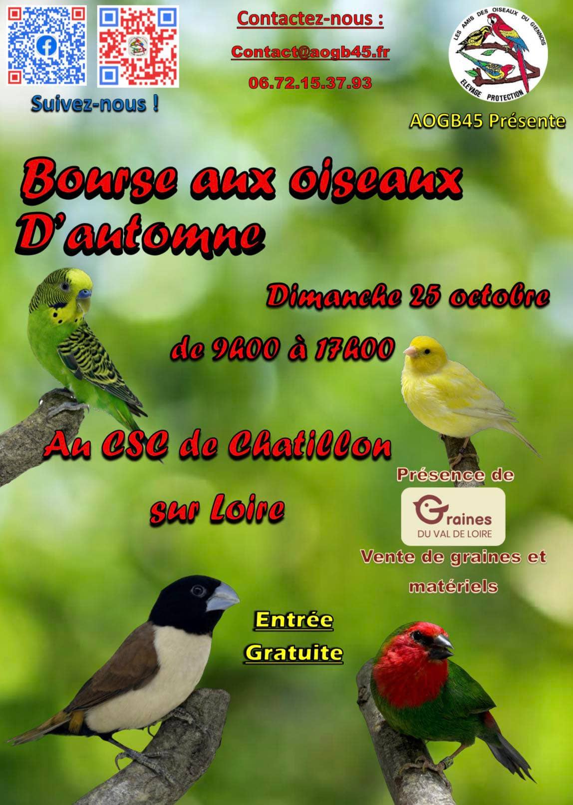Illustration de l'événement : Bourse aux oiseaux