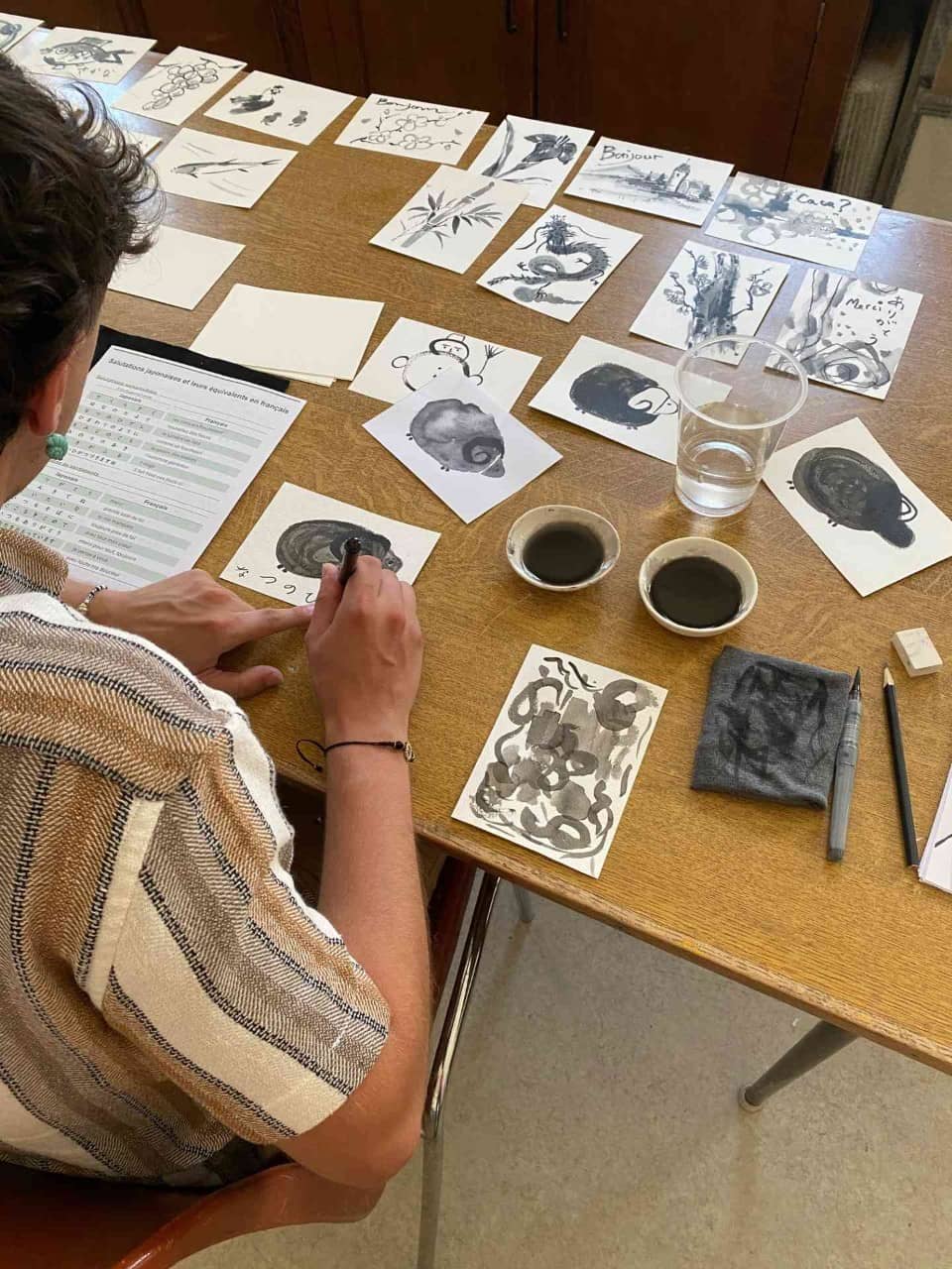 Illustration de l'événement : Atelier d'art japonais - Etegami