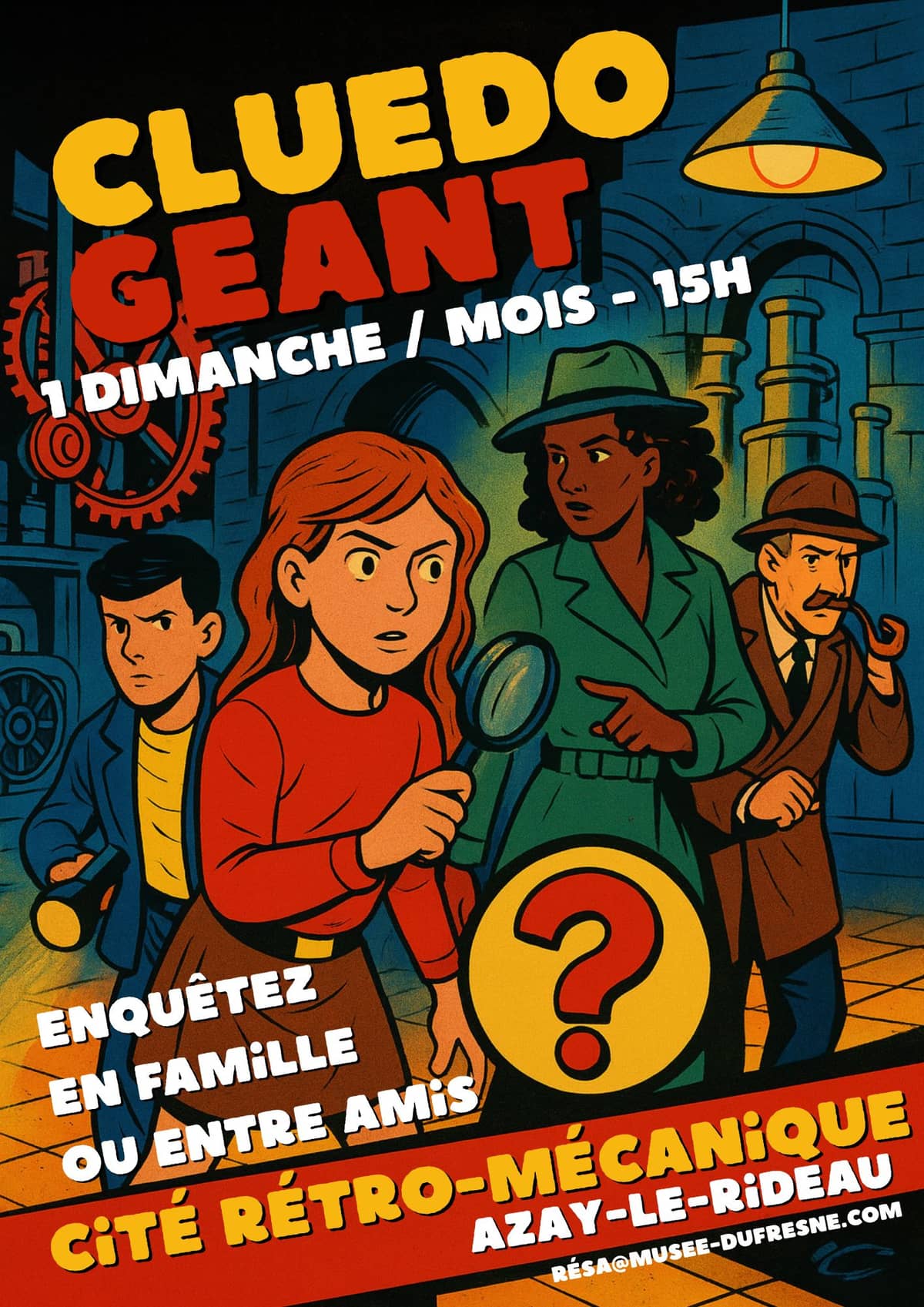 Illustration de l'événement : Cluedo Géant