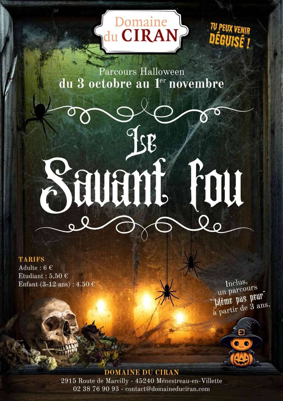 Illustration de l'événement : Parcours Halloween : le Savant fou