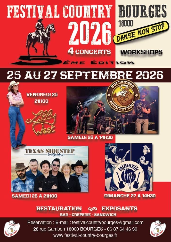 Illustration de l'événement : Festival Country Bourges