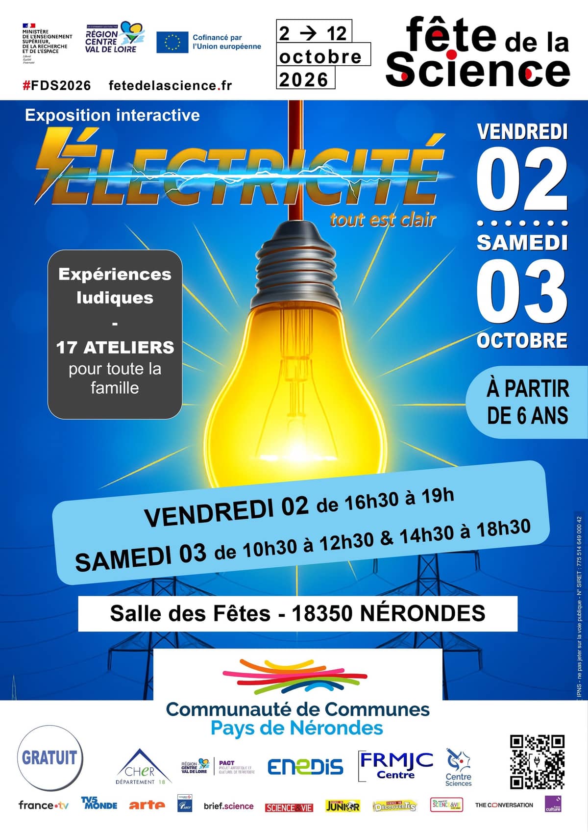 Illustration de l'événement : Exposition scientifique "Electricité tout est clair" - FRMJC