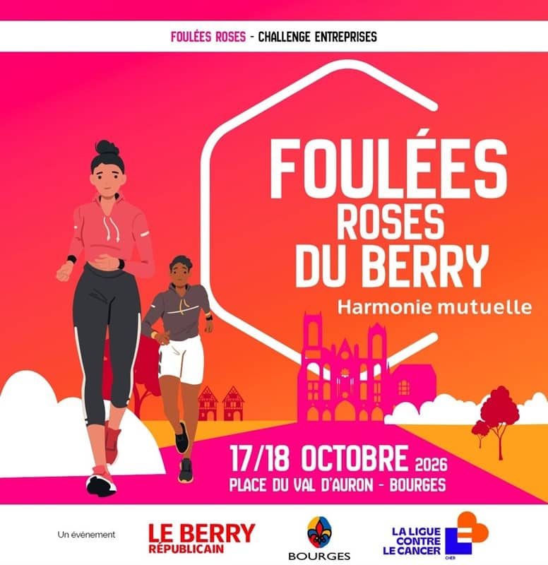 Illustration de l'événement : Les Foulées Roses du Berry