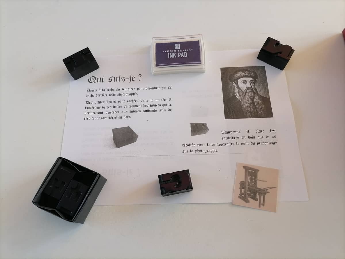 Illustration de l'événement : Sur les traces de Gutenberg (à partir de 5 ans)