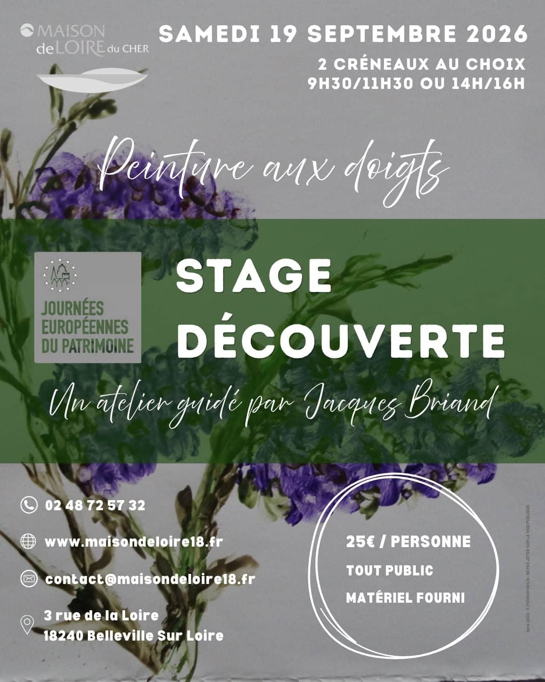Illustration de l'événement : [JEP] Stage découverte peinture aux doigts