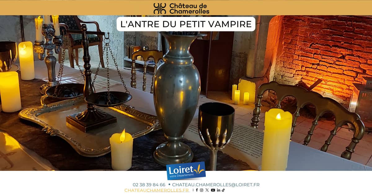 Illustration de l'événement : Animation Toussaint : « L’Antre du Petit Vampire »
