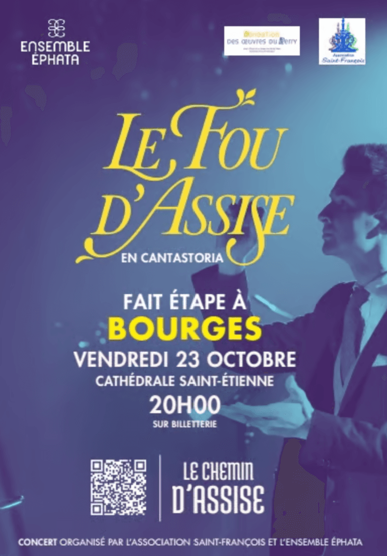 Illustration de l'événement : Concert Le Fou d'Assise à Bourges