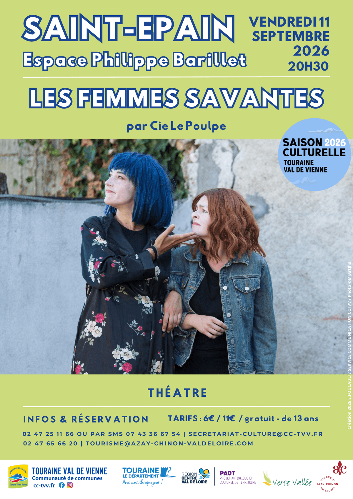 Illustration de l'événement : « Les Femmes savantes » : Molière revisité avec humour à Saint-Épain