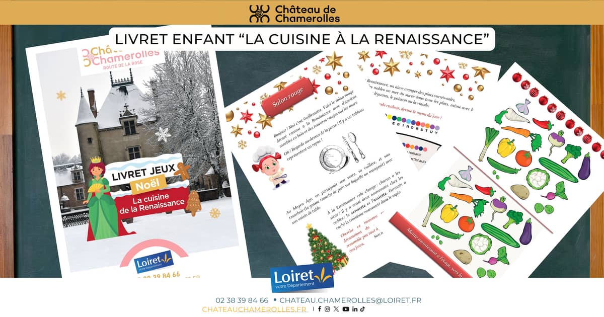 Illustration de l'événement : Livret Enfant : « La cuisine de la Renaissance »