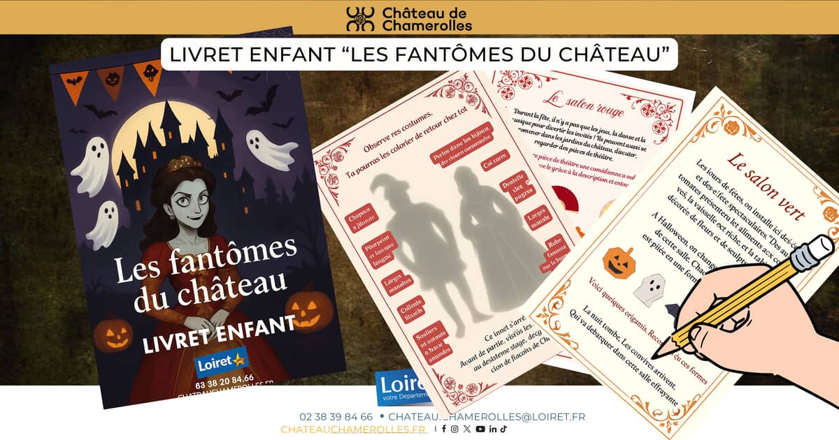 Illustration de l'événement : Vacances de la Toussaint : À la poursuite des Fantômes de Chamerolles !
