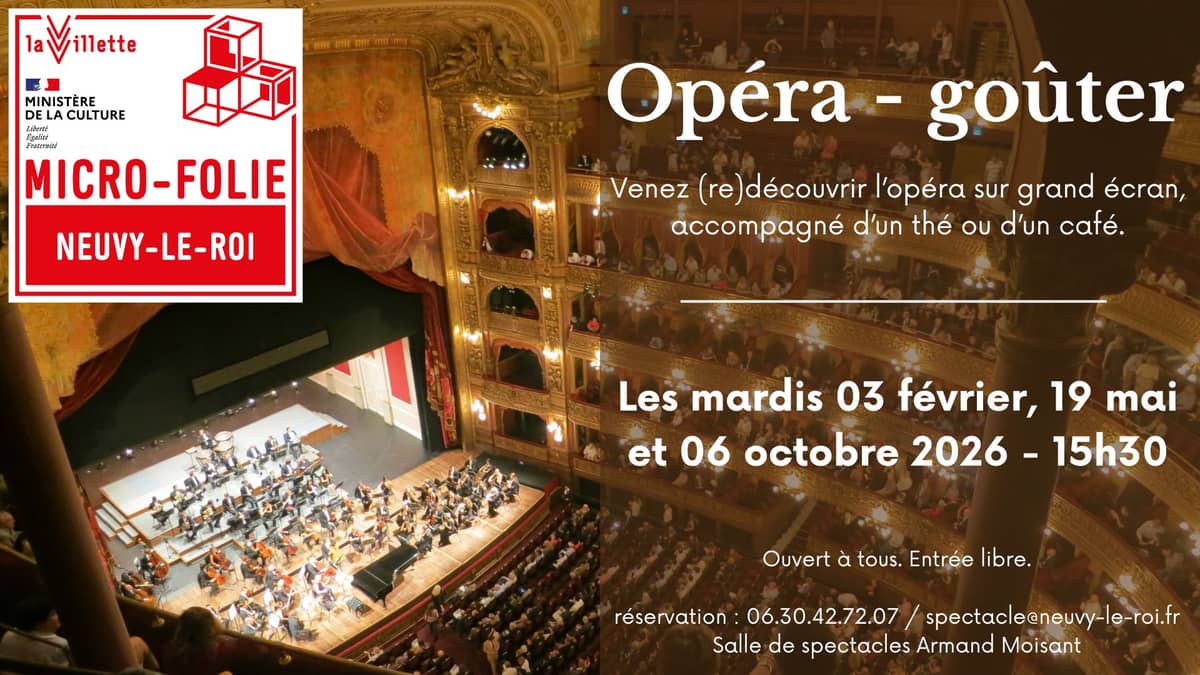 Illustration de l'événement : Opéra- Goûter dans le cadre des microfolies (musée numérique)
