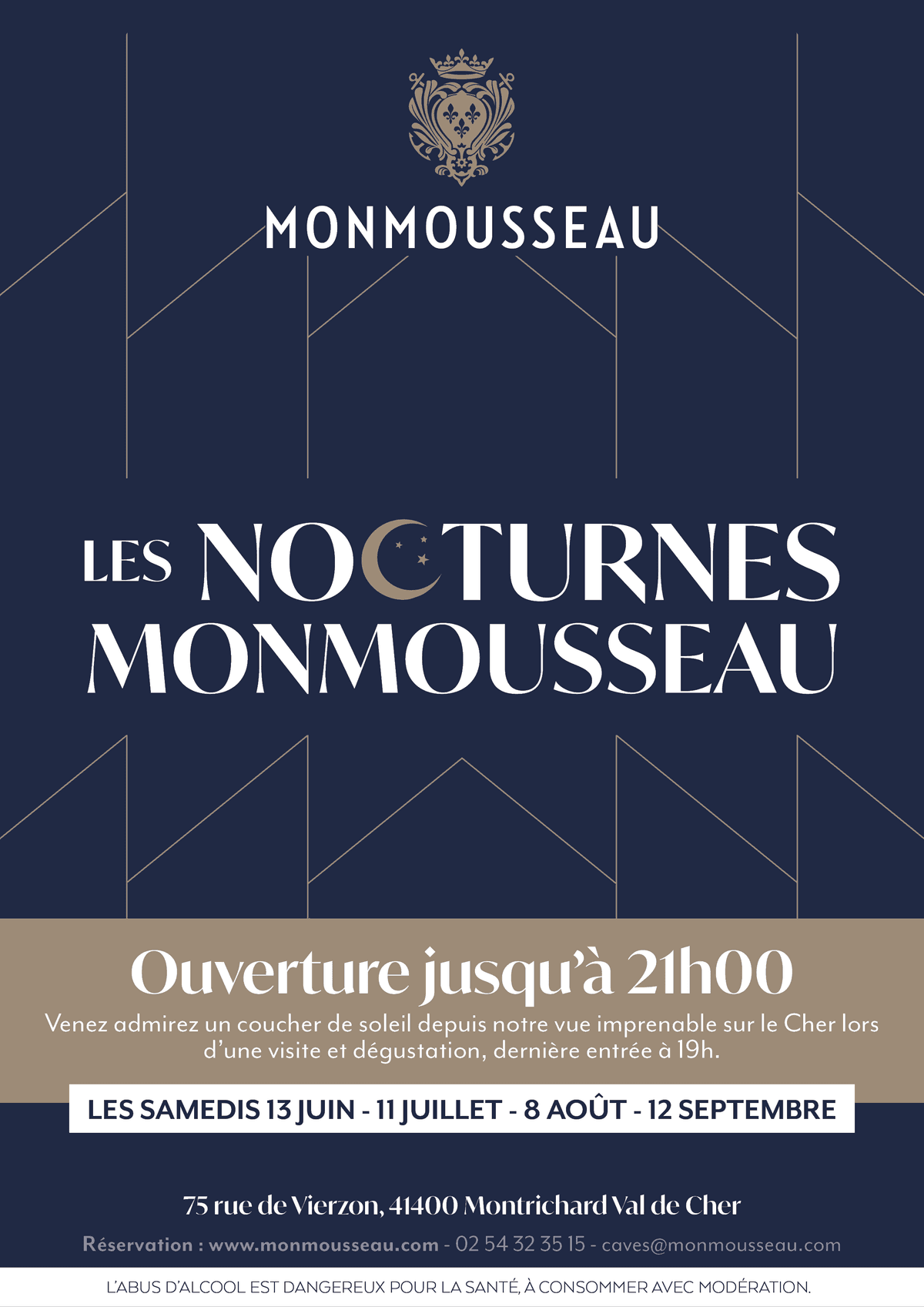 Illustration de l'événement : Nocturnes aux Caves Monmousseau à Montrichard