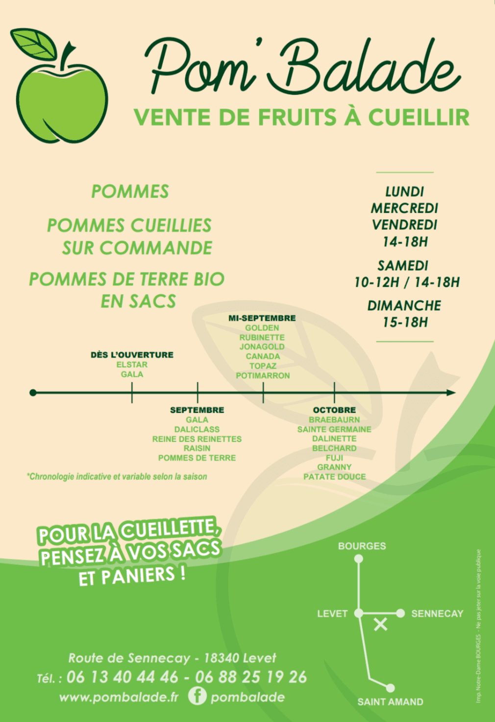 Illustration de l'événement : Cueillette de fruits et légumes chez Pom'Balade