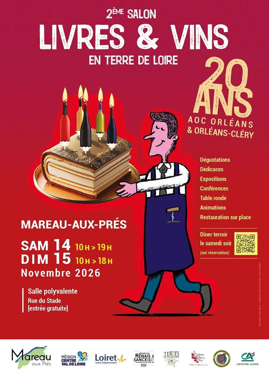 Illustration de l'événement : Salon Livres et Vins en Terre de Loire
