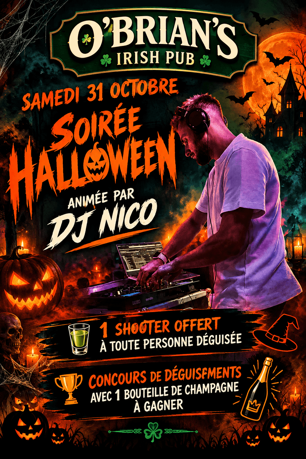 Illustration de l'événement : SOIREE - Soirée Halloween