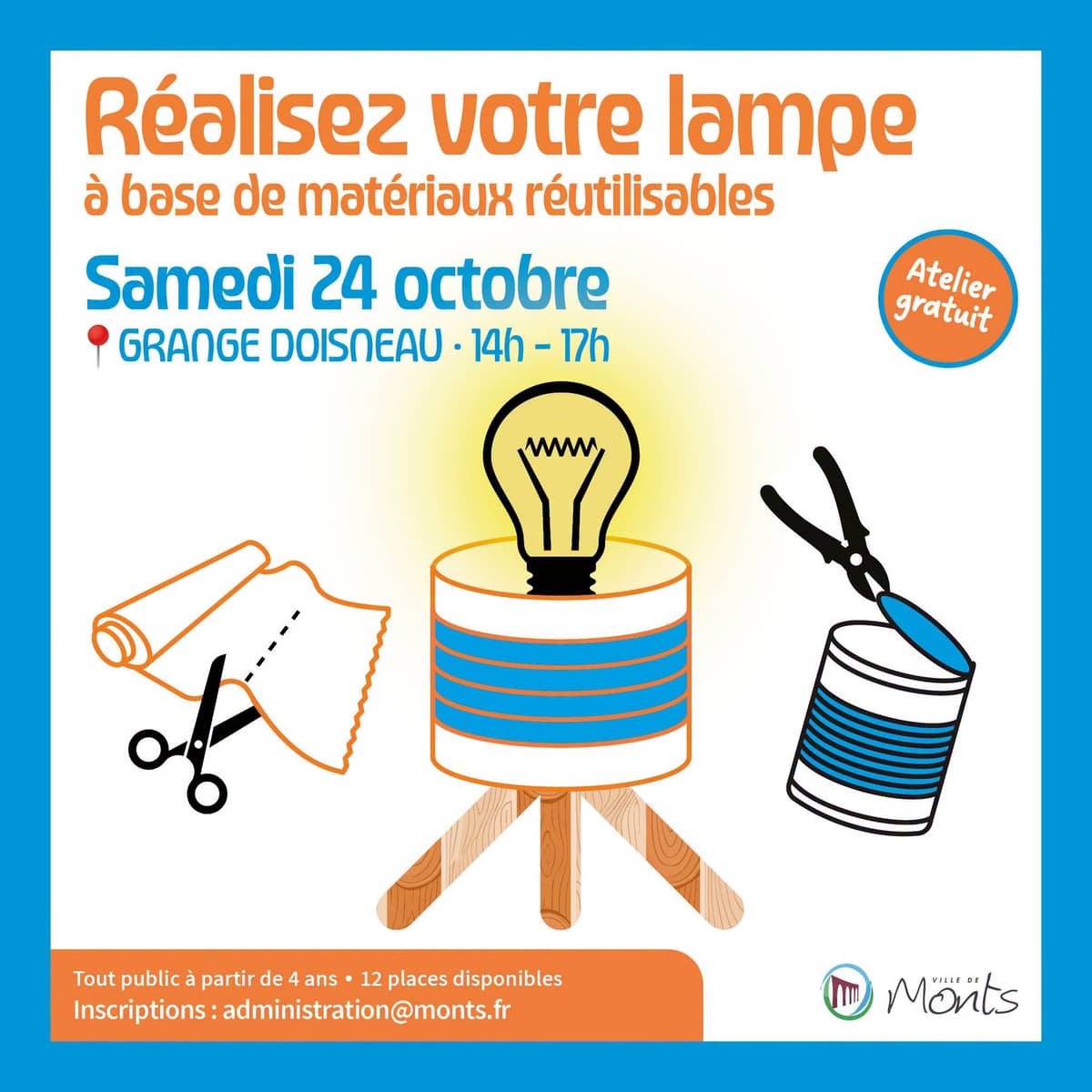 Illustration de l'événement : Réalisez votre lampe