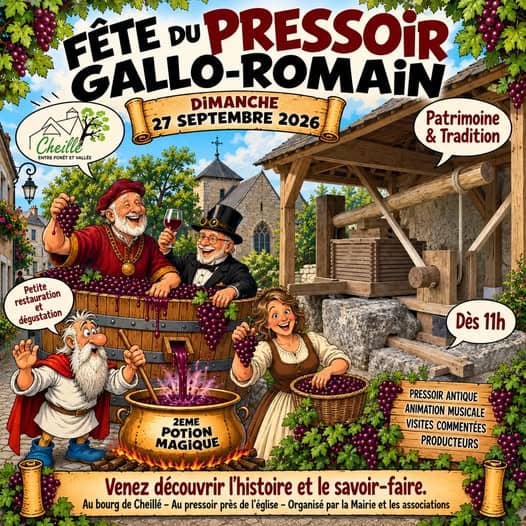 Illustration de l'événement : FÊTE DU PRESSOIR GALLO-ROMAIN