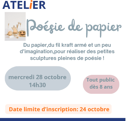 Illustration de l'événement : Poésie de papier