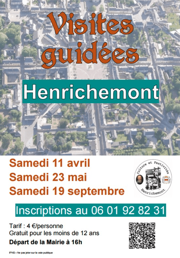 Illustration de l'événement : Visite Guidée de la Ville d'Henrichemont