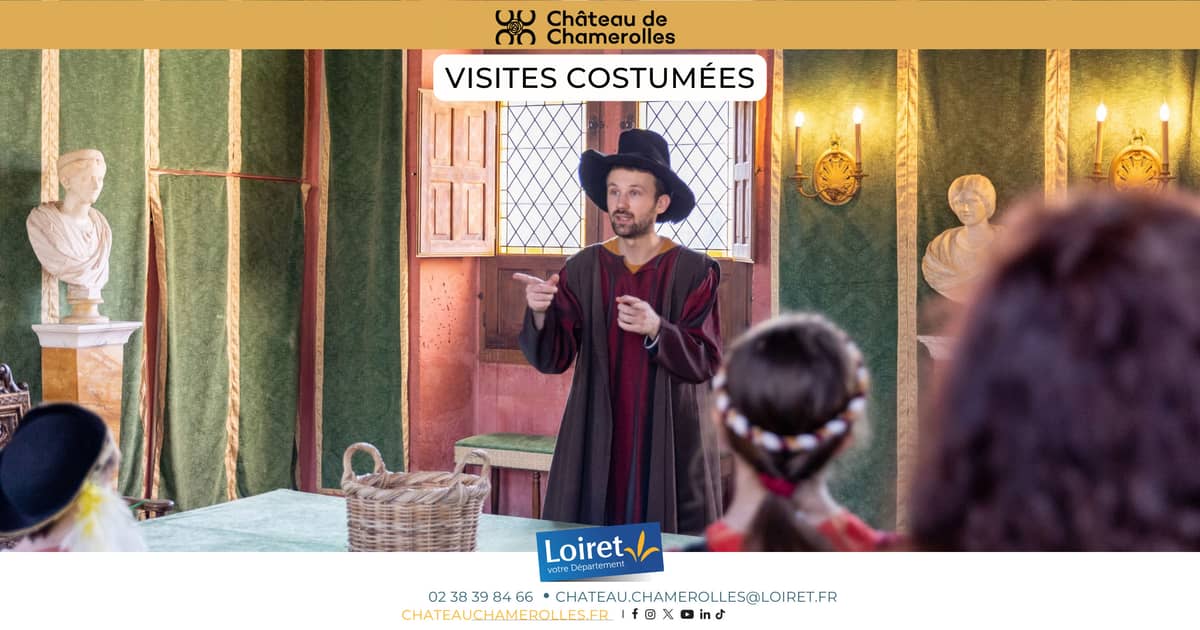 Illustration de l'événement : Devenez les Seigneurs de Chamerolles : Visites Costumées
