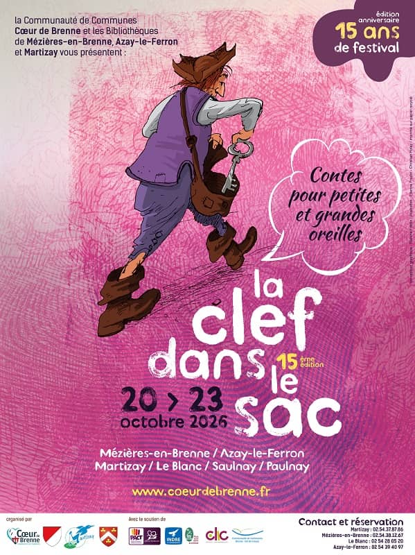 Illustration de l'événement : Festival la clef dans le sac - Contes en sac et Noeuds d'histoires