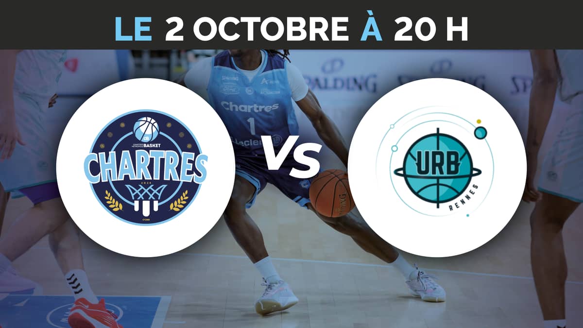 Illustration de l'événement : C'Chartres Métropole Basket Masculin vs Union Rennes Basket 35