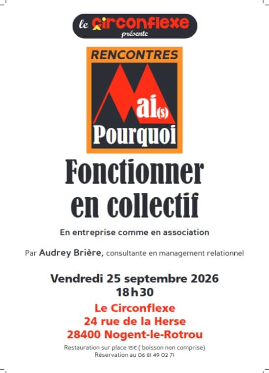 Illustration de l'événement : "Rencontres des Mai(s) pourquoi" - Fonctionner en collectif - au Circonflexe