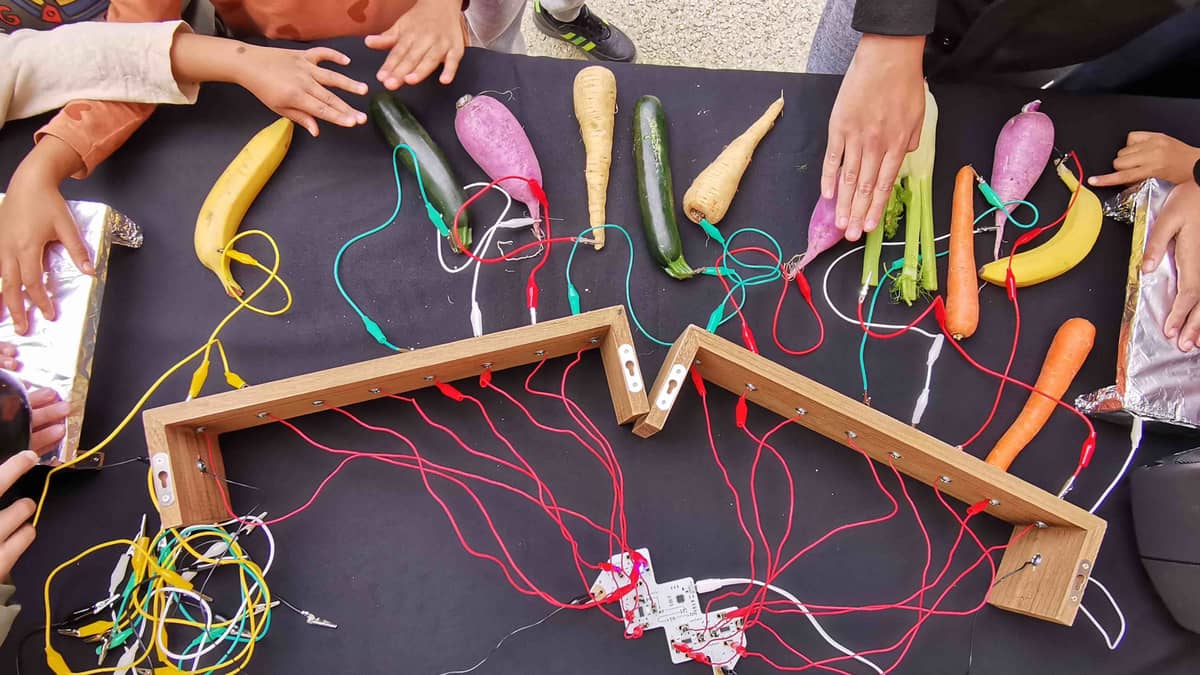 Illustration de l'événement : Les ateliers de la médiatech : Synthé et légumes