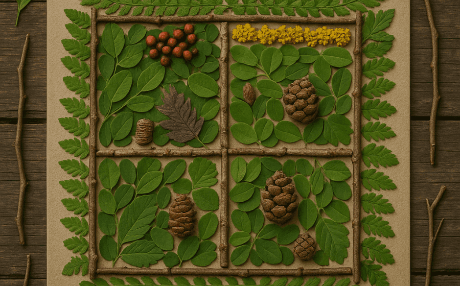 Illustration de l'événement : Atelier créatif mosaïque naturelle